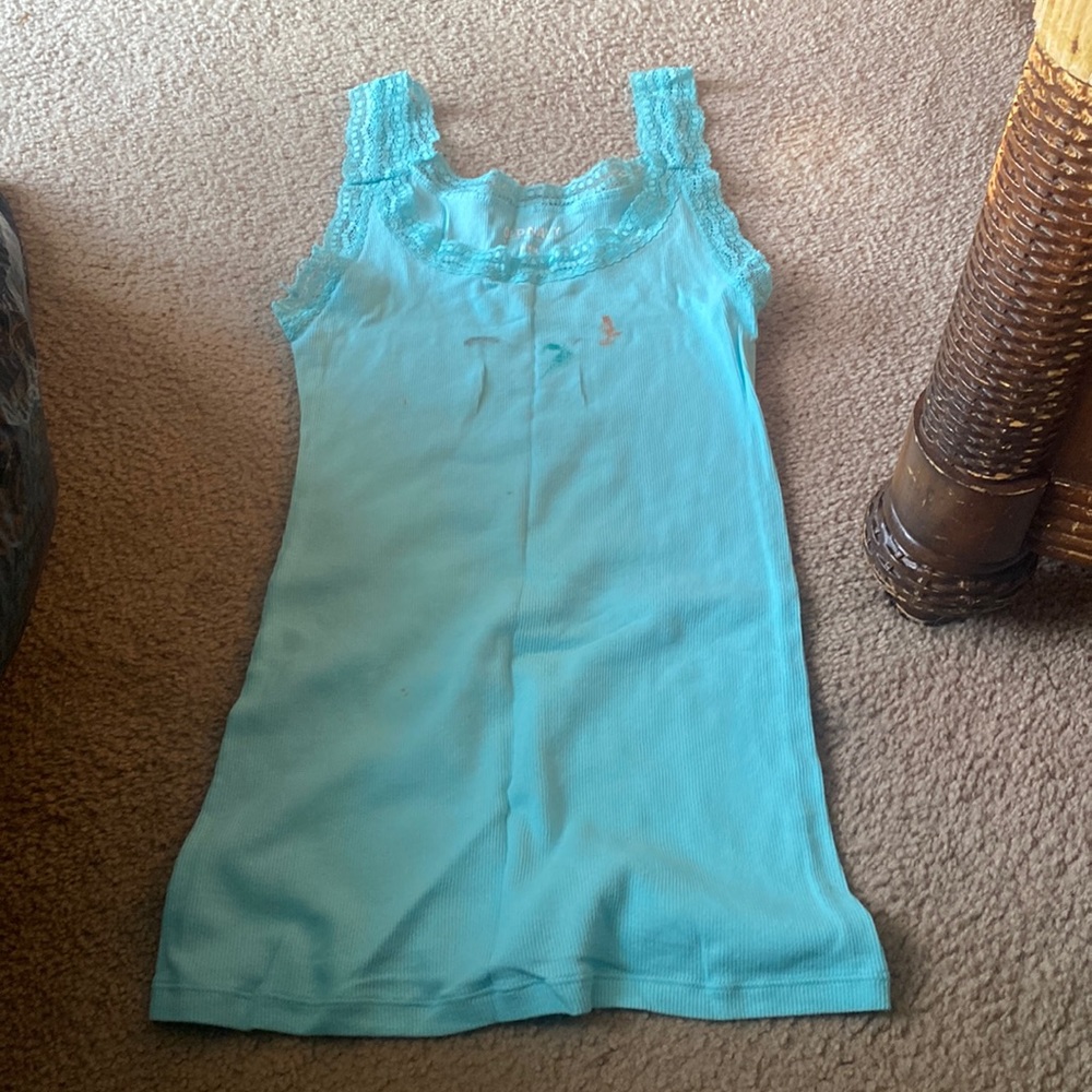 Light blue tank top